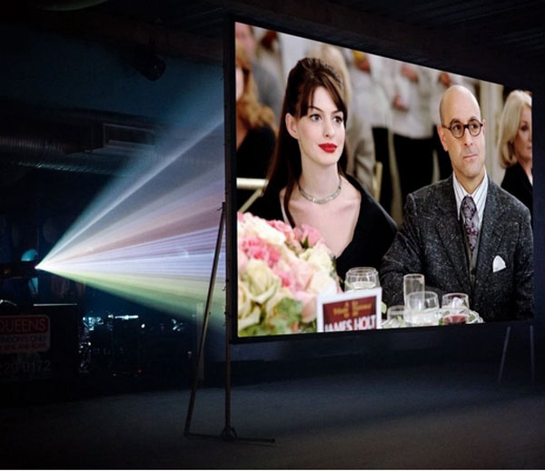 پرده تصویر عقب ( Rear Projection Screen) پرده نیمه شفاف